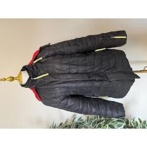 Narvik Women's Quilted Winter Coat Inner Snaps Red Lining Medium